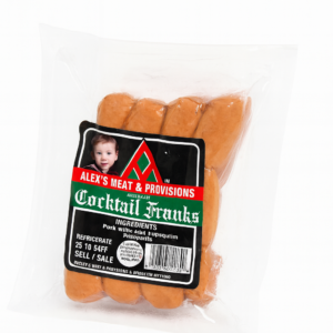 COCKTAIL FRANKS ALEX´S MEAT