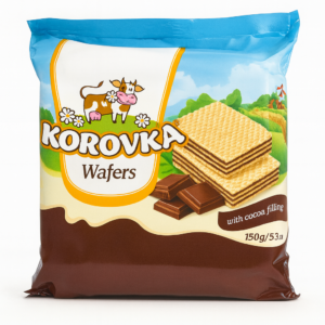 KOROVKA WAFERS WITH COCOA